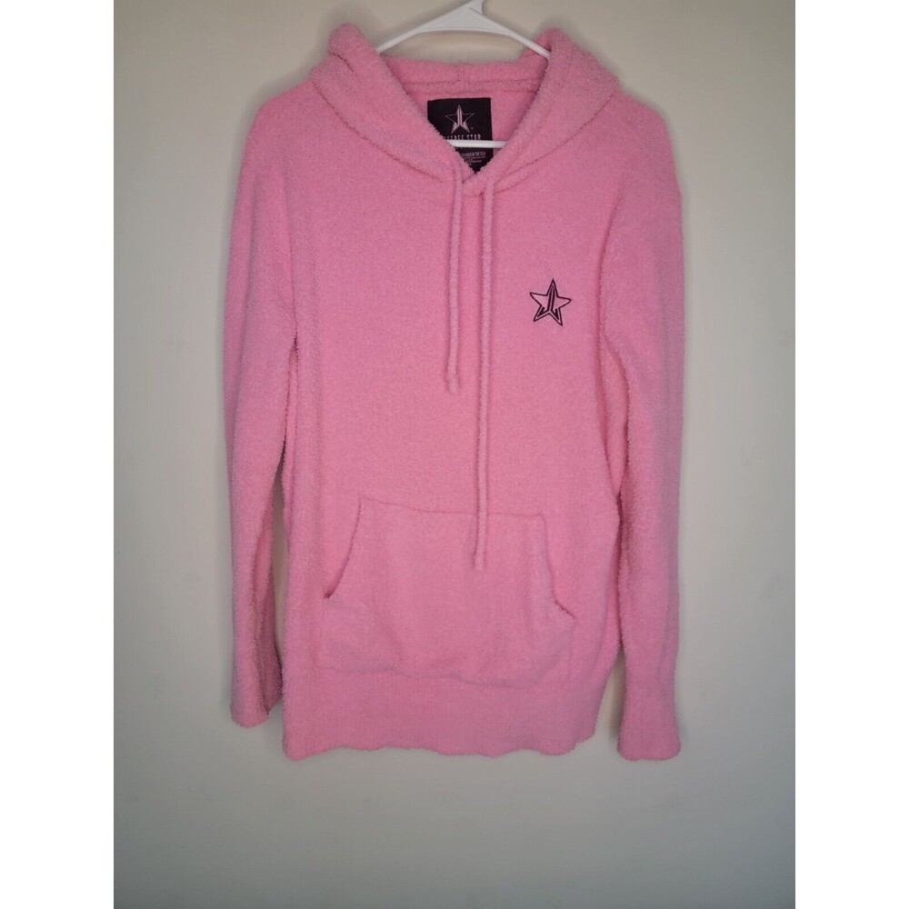 Jeffree Star Womens Soft Pink Pullover Hoodie Size XL